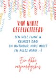 Grappige verjaardagskaart met eigen foto 3