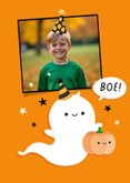 Grappige verjaardagskaart met spookje voor een kind 2