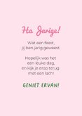 Grappige verjaardagskaart van hondjes met feestkleding 3