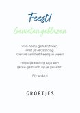 Grappige vrolijke verjaardagskaart van hond met zonnebril 3