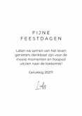 Groovy kerst en nieuwjaarskaart leef je mooiste leven 3
