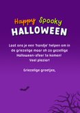 Halloween kaart grappige hond 3