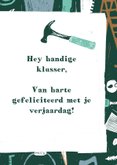 Handige klusser verjaardagskaart 3