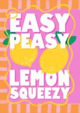 Hippe geslaagdkaart "Easy peasy lemon squeezy" met citroenen 2