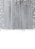 Hippe kerstkaart hout en ster 2027 Achterkant