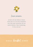 Hippe moederdag kaart met bosje bloemen en foto 3