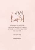 Hippe roze verjaardagskaart met foto leeftijd en ballonnen 3