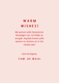 Hippe typografische kerstkaart HO HO HO 3