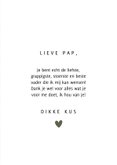 Hippe vaderdag kaart "lieve pap je bent de beste!"  3