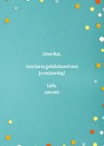 Hoera zebra verjaardagskaart 3