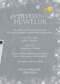 Huwelijksjubileum uitnodiging zilveren huwelijk 25 jaar 3