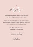 Jubileumfeest uitnodiging droogbloemen 65 jaar 3
