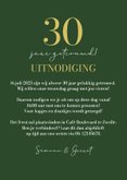 Jubileumfeest uitnodiging huwelijk 30 jaar confetti goud 3