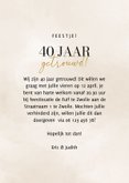 Jubileumkaart met feestelijke sterren en ballonnen 3
