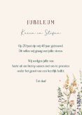Jubileumkaart met prachtige veldbloemen 3