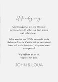 Jubileumkaart papier grote foto 12,5 jaar getrouwd 3