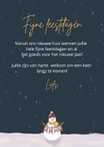 Kerst verhuiskaart huizen in kerstsfeer 3