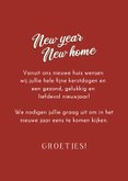 Kerst-verhuiskaart met eigen foto en voordeur 3