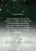 Kerstkaart 2026 goud winterlandschap 3