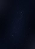Kerstkaart blauwe galaxy met gouden accenten en foto Achterkant