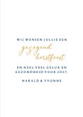 Kerstkaart christelijk 'Eer aan God' 3