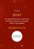 Kerstkaart glazen kerstballen met motief wit en goud 3