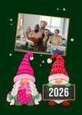 Kerstkaart gnome kabouters bedankt zakelijk fijne feestdagen 2