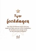 Kerstkaart hout foto sneeuw winter natuurlijk touw lampjes 3