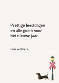 Kerstkaart huisje kerst Vrienden GHZ 3