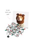 Kerstkaart humor kerstlampjes let's skip this sh*t 2