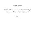 Kerstkaart ik denk aan je 3