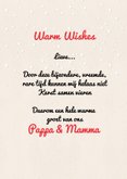 Kerstkaart It's gonna be a cold, cold Christmas without you! 3