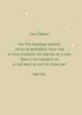 Kerstkaart kabouter met cadeautjes 3