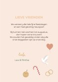Kerstkaart kalender Save the date 3
