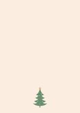 Kerstkaart kalender Save the date Achterkant
