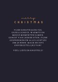 Kerstkaart kersttakken met ballen rechthoek 3