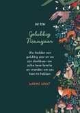 Kerstkaart klassiek natuur en dieren 3