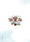 Kerstkaart met tattoo kerstman 2