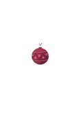 Kerstkaart met vrolijke kerstballen en dennentakken Achterkant