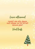 Kerstkaart met zingende elfjes 3