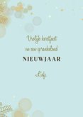 Kerstkaart roodborstjes samen in glazen kerstbal 3