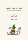 Kerstkaart sfeervolle kerststal met kindje Jezus 3