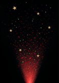 Kerstkaart sprankelend rood vuurwerk 2027 2
