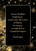 Kerstkaart ster 2027 goud 3