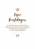 Kerstkaart sterren hout lampjes foto fijne feestdagen 3