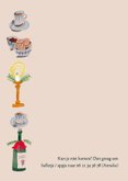Kerstkaart uitnodiging kerstborrel kerst doodles 2