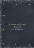 Kerstkaart verhuis Home is the heart of Xmas goud krijtbord 2