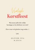 Kerstkaart vrolijk kerstfeest kerstbal foto sterren 3