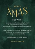 Kerstkaart zakelijk stijlvol kerst foto fijne feestdagen 3