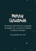 Kerstkaartje twee kerstelfjes met eigen gezichten 3